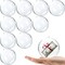 10pk Clear Plastic Fillable Ornaments for Crafts 80mm Christmas Ornaments Balls, Clear Acrylic DIY Ornaments Christmas Tree Decorations, Hanging Christmas Decorations Indoor Home Decor Supplies